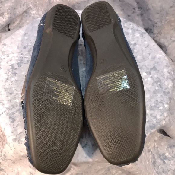 Women’s Navy Blue Suede Loafers Size 8 medium Brand New Clean Condition - Picture 7 of 7